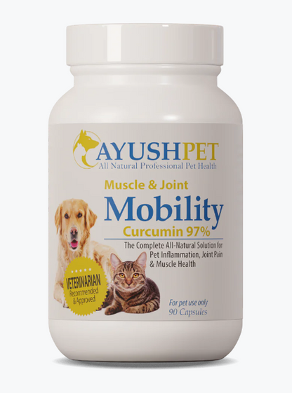 Curcumin 97% Pet Mobility Supplement 90 Capsules