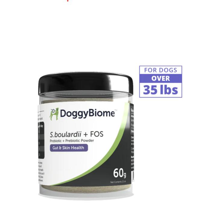 DoggyBiome S. boulardii + FOS Powder up to 35 lbs