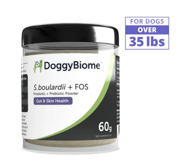 DoggyBiome S. boulardii + FOS Powder up to 35 lbs